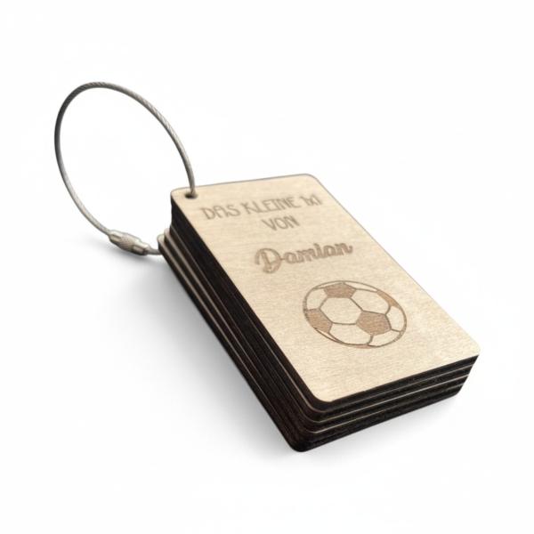 1x1 Lernkarten aus Holz mit Schlüsselring – Lernhilfe für Schulkinder.